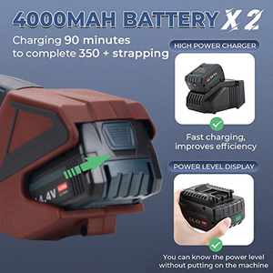 Hướng Dẫn Sử Dụng Dải Jumbo Túi Ràng Buộc Dây Đeo Máy Pallet PP/PET Tự Động Pin Powered Đóng Đai Máy - Product Image 4