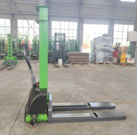 Chariot élévateur à chargement automatique électrique complet 1 tonne 1,2 tonne à pied derrière la batterie élévateur à chargement automatique portable gerbeur chariot élévateur électrique
