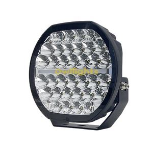 Luces LED de conducción de 9-32V CC, iluminación automática, focos LED de 9 pulgadas para coche, superbrillo, Color blanco y ámbar con accesorios DRL para coche - Product Image 2