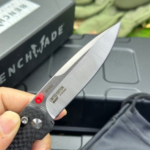 มีดพับ Tactical Wholesale Benchmade485 Valet ใบมีด M390 ด้ามคาร์บอนไฟเบอร์ ดีไซน์บางเฉียบ พกพาสะดวก EDC อุปกรณ์ DIY จำหน่ายส่งจำนวนมาก - Product Image 3