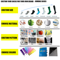Chaussettes de cyclisme néon de haute qualité avec logo personnalisé, chaussettes de compression pour vélo, chaussettes athlétiques respirantes et anti-humidité pour hommes et femmes