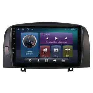 8核心DSP 4G安卓车载DVD多媒体播放器，适用于现代索纳塔nf autoradio汽车GPS导航收音机立体声YU XIANG WIFI