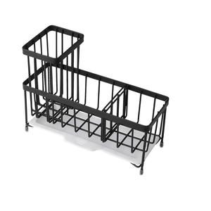 Égouttoir carré multifonctionnel en acier inoxydable 304, taille L, séchage rapide, HS-4002K, version améliorée pour comptoirs de cuisine - Product Image 1