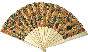 Éventail pliant en bambou personnalisé, style art populaire écologique, motif sculpté, impression sur liège, cadeau d'affaires artisanal, portable - Product Image 5