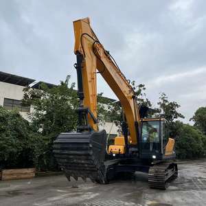 Excavatrice sur chenilles moyenne Hyundai R220LC-9S de 22 tonnes 2023 d'occasion corée d'origine poids de fonctionnement de 20 tonnes stock de noyau de boîte de vitesses - Product Image 3