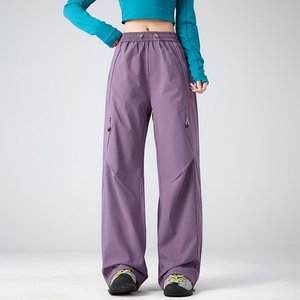 Pantaloni <span class=keywords><strong>Cargo</strong></span> da <span class=keywords><strong>Donna</strong></span> per Esterni, Casual, ad Asciugatura Rapida, Resistenti, Impermeabili, Traspiranti, Vestibilità Comoda, in Nylon Antivento, Primavera-Estate - Product Image 6