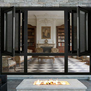 Fenêtre à battant en alliage d'aluminium <span class=keywords><strong>GUAPO</strong></span>, verre trempé, insonorisation, design moderne, installation facile pour usage domestique - Product Image 2