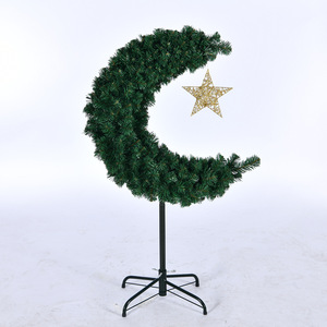 Nuovo Arrivo: Grande Decorazione Personalizzata a Forma di Luna Crescente in Ferro per il Medio Oriente, Arredo Casa, Festa Islamica, Hotel, Centro Commerciale, Negozio, Forniture per il Ramadan - Product Image 1