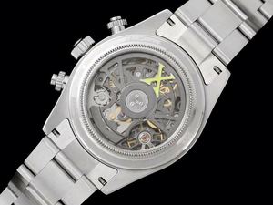 Montre mécanique automatique de qualité supérieure en gros, acier 904, mouvement 4130, saphir, lumineuse, squelette, montre-bracelet - Product Image 6