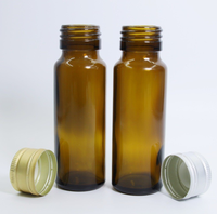 Capuchon antivol en aluminium de 18 mm et 28 mm pour bouteilles de sirop en verre, capuchon à vis métallique argenté, capuchon de bouteille pour produits de santé