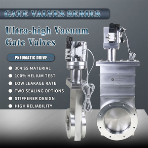 Пневматические электрические шиберные затворы для сверхвысокого вакуума с фланцами ISO-F GB-<span class=keywords><strong>LP</strong></span>, управляемые давлением - Product Image 4