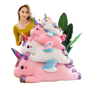 Juguete de Peluche de Unicornio en Oferta, Linda Almohada de Unicornio Suave, Animal de Peluche, Unisex, Bordado, PP, para Niños, Navidad, Halloween - Product Image 1
