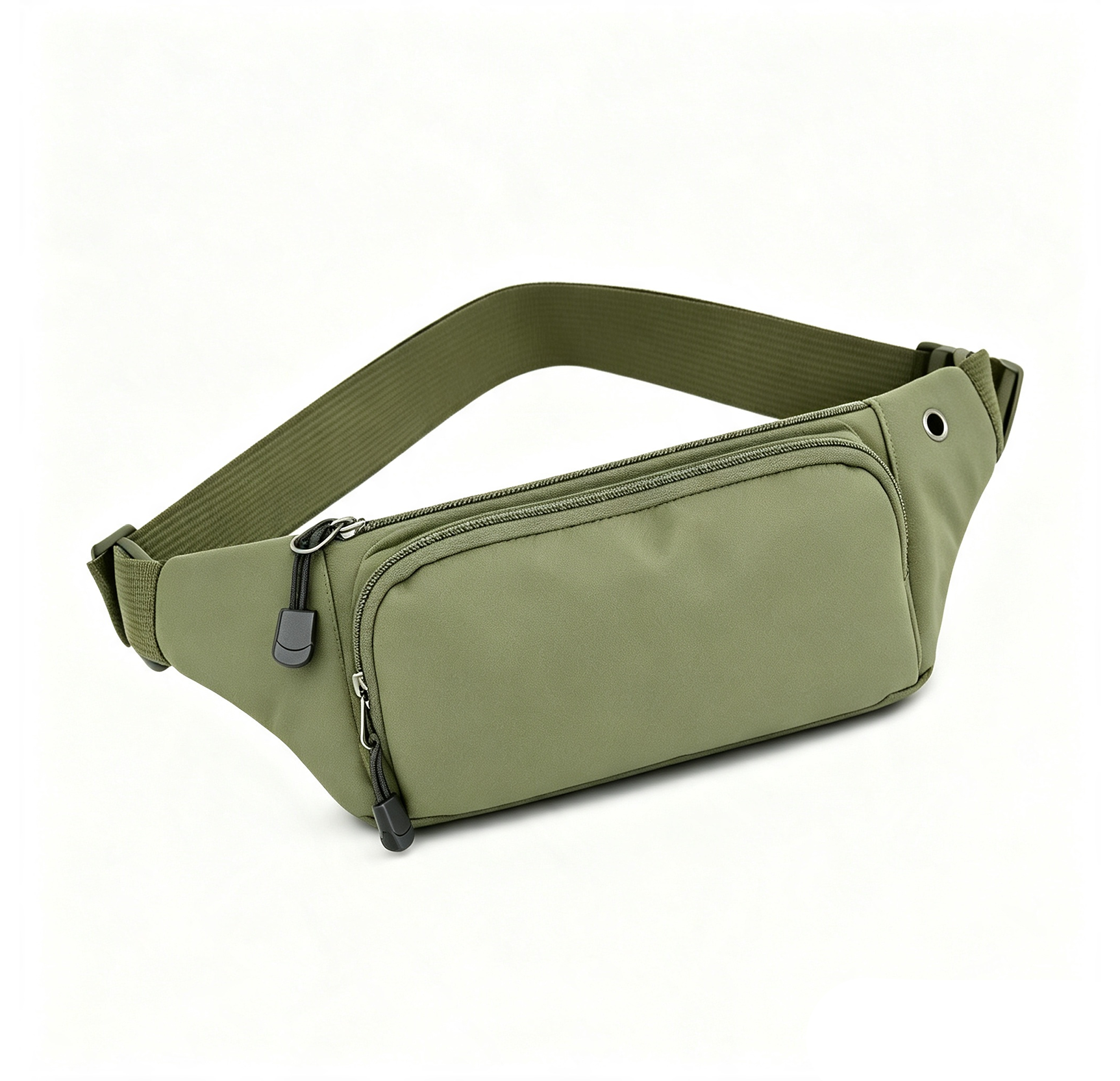 Fanny Pack Multi Zipper Pocket Adjustable Waist Belt Bag