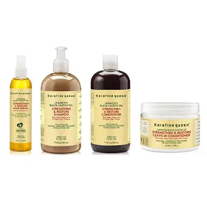 Kit de soins capillaires en usine, shampoing et après-shampoing hydratant au karité biologique pour la croissance des cheveux
