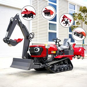 Tractor Agrícola con Implemento de Cultivo con Mini Sistema de Labranza, Opción Ecológica para Agricultura con Excavadora - Product Image 1