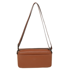 Bolso de Cintura de Cuero PU de Alta Calidad para Hombre, Bolso Bandolera con Cierre de Cremallera, Bolsos de Hombro Tipo Mensajero para Uso Diario - Product Image 1
