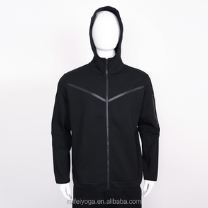 <span class=keywords><strong>Tuta</strong></span> da Ginnastica da Uomo in Pile Tecnico di Poliestere con Zip Intera e Logo Personalizzato, Completo Due Pezzi con Felpa con Cappuccio e Pantaloni <span class=keywords><strong>Jogger</strong></span> - Product Image 4