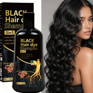 Shampoo Gel 3 in 1 per Capelli Neri, Nutriente e Idratante per Capelli Grigi, <span class=keywords><strong>Unisex</strong></span> - Product Image 2