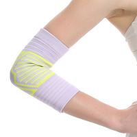 OEM vente en gros confortable tricoté Sport Fitness coude orthèse manchon haute compression élastique respirant avec logo Design