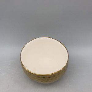 Proveedor de China, gran oferta, maceta chapada en cerámica de porcelana dorada - Product Image 6