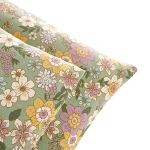 Flora Pattern Custom Size French Flax Linen Duvet Cover <b>Bed</b> Sheet Linen Luxury Flower Cotton Linen Bedding Home Textiles - Product Image 5