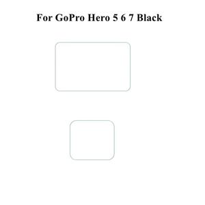 Film trempé 2.5D 9H avant-arrière pour GoPro <span class=keywords><strong>Hero</strong></span> 5 6 7, protection d'écran et de l'objectif de la caméra, film de remplacement - Product Image 6