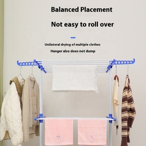 Stendibiancheria Pieghevole a 3 Livelli Regolabile, <span class=keywords><strong>Stendino</strong></span> per Vestiti, Stendibiancheria da Lavanderia - Product Image 5