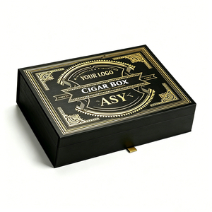 กล่องกระดาษแข็งพิมพ์ลายตามสั่ง ปั๊มร้อน สำหรับบรรจุภัณฑ์ซิการ์ - Product Image 6