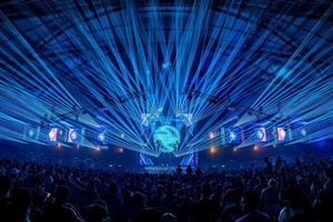 Luz Láser RGB de Alta Potencia, Ángulo de Divergencia de 1-2 mrad, Control DMX RDM ILDA para Espectáculos en Exteriores en Techos - Product Image 4