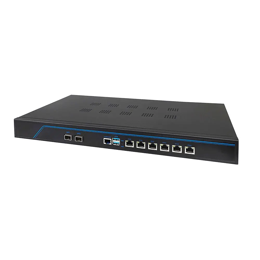 Fanless Firewall Soft Router Intel Celeron Quad Core 4GB 64GB Gateway 6 LAN I225 I226 2.5G i7-3632QM Network Pfsense Mini Pc