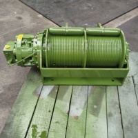 2.5 tonnes 25KN 5511Lbs treuil hydraulique à double rouleau pour grue et équipement de levage de forage