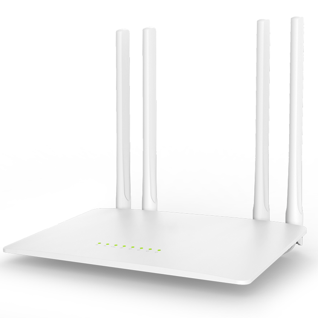 Wholesale Wireless Router 1200Mbps Frequency 2.4G/5G 11AC 1 WAN 4 LAN Port Indoore Wireless Network Router