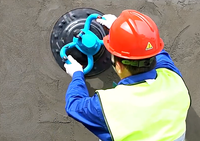 Machine à truelle électrique portative pour le polissage du ciment et du mortier, idéale pour le ponçage de la plâtre des murs intérieurs et extérieurs