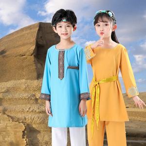 ملابس رقص عرقية للأطفال من الأفلام من أجل الفتيان والفتيات فساتين توبات بنطلون - Product Image 1