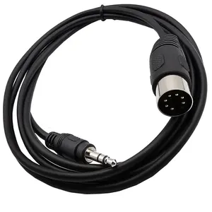 ERE 7-Pin Din mâle à 3.5mm(1/8in) stéréo mâle câble Audio professionnel Premium pour Bang & Olufsen, Naim, Quad stéréo