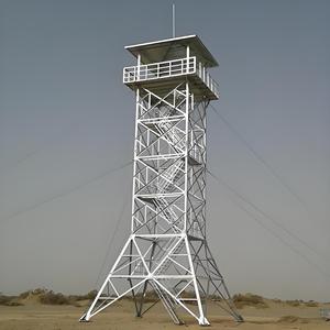 Hoge Sterkte Gegalvaniseerde Stalen Uitkijkcommunicatietoren 360 ° Kijken Eenvoudige Installatie Geschikt Voor Bosbrandbewaking - Product Image 3