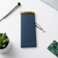 3,7V 1900mAh Ultradünne Halbfeste LiNiMnCoO2-Kathode 300 Zyklen Akku für Medizinische Geräte Laptops & Mobiltelefone
