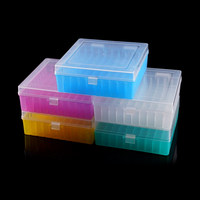 Caja de almacenamiento criogénica Degao de PVC para congelador de baja temperatura, caja criogénica para muestras con 81/96/100 pocillos para criotubos de 1.5ml, 2ml y 5ml