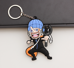 Hot Sale Anime Rubber Keychain with 200 Designs Factory