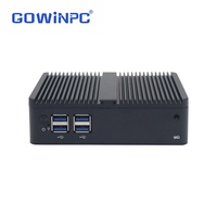 Mini PC Industrial Intel Gen N200, 3LAN 2COM, Compatible con Windows 11, Linux Ubuntu, Sin Ventilador, Resistente al Polvo, RAM SSD/HDD, 9-36v