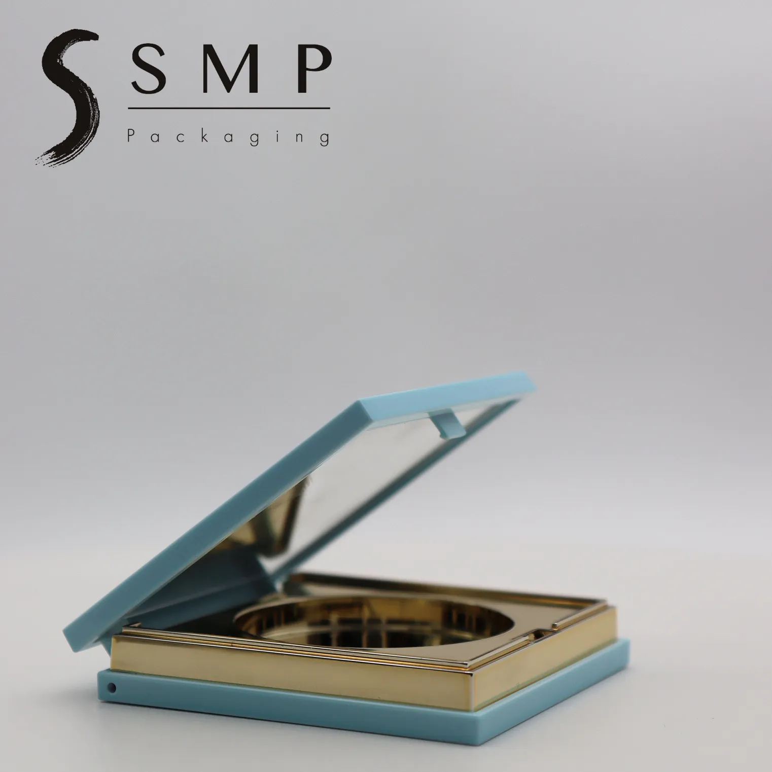 SMP Пустая палитра теней для век для макияжа индивидуальные тарелки упаковка 4,1 г Роскошная Палитра теней для век с зеркалом