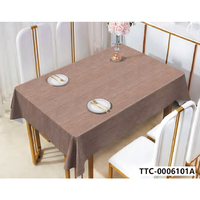 Nappe de table en PVC écologique, résistante aux déversements et nettoyable, pour la maison, les cafés, les restaurants et les salons de thé - Facile à nettoyer