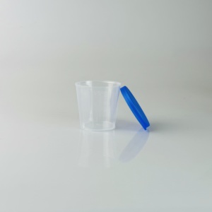 Vaso para Muestras de PP de Alta Transparencia, Resistente a Desgarros, con Tapa de Color, para Control de Salud en el Hogar - Product Image 6