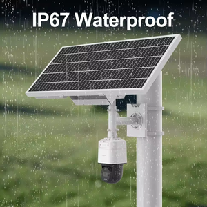 HK OEM 4MP 4G Color <b>Solar</b> PTZ <b>Camera</b> Human & Motion Detection 24/7 Full Color IP <b>Camera</b> Two-ways Audio 120dB WDR H.265+ IP65 - Product Image 6