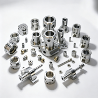 Mesin Bubut CNC Presisi Khusus 5 Axis, Mesin Penggilingan untuk Part Kecil, Pemesinan CNC untuk Part Stainless Steel dan Aluminium