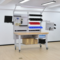 Banco de Trabajo ESD Personalizado de Alta Resistencia para Fabricación de Productos Electrónicos con Construcción Duradera para Uso Industrial a Largo Plazo OEM