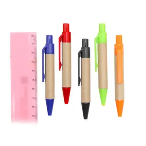 Мини-экологически чистая бумажная рекламная ручка