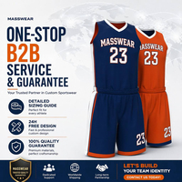 Maillot de basketball réversible personnalisé bleu marine et orange, sublimation Dye-Lock double face, uniforme d'élite pour kit sportif universitaire