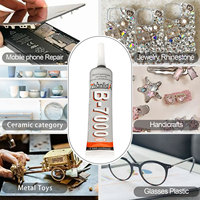 Zhanlida en stock B7000 50ML Colle adhésive transparente étanche pour réparation de téléphones portables, bijoux, strass, artisanat DIY, livraison rapide