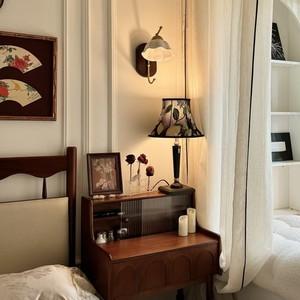 Lámpara de mesa estilo Wabi Sabi vintage francés E27 LED 220V para dormitorio, sala de estar, estudio, cuidado de la vista. - Product Image 4